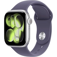 Apple Watch Series 11 Silver Aluminio (GPS + CELLULAR 42mm) + Sport Band Purple Fog S/M